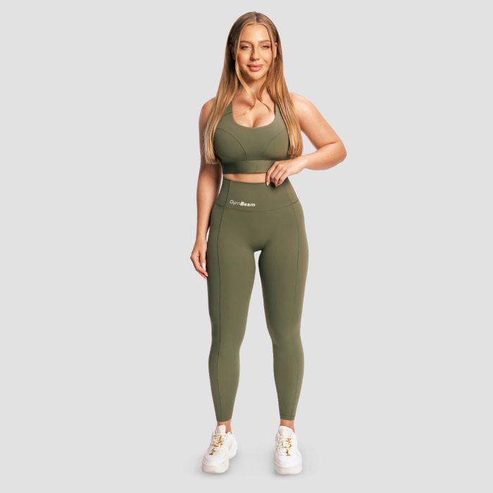 Combat női leggings Olive Grey - GymBeam S