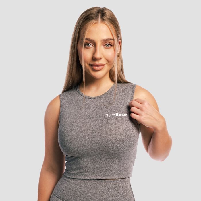 Női Core Crop Top Storm - GymBeam L