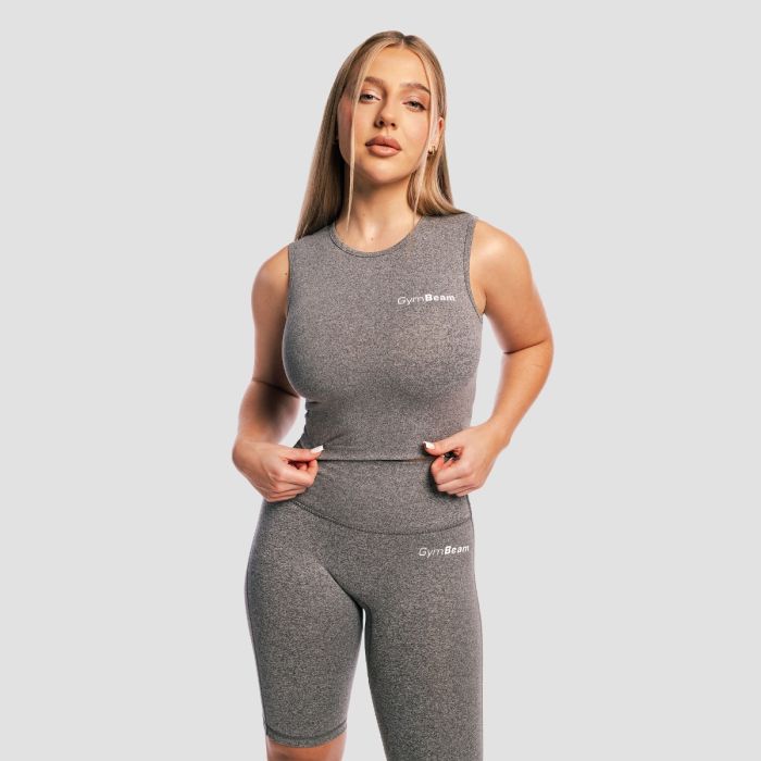 Női Core Crop Top Storm - GymBeam L