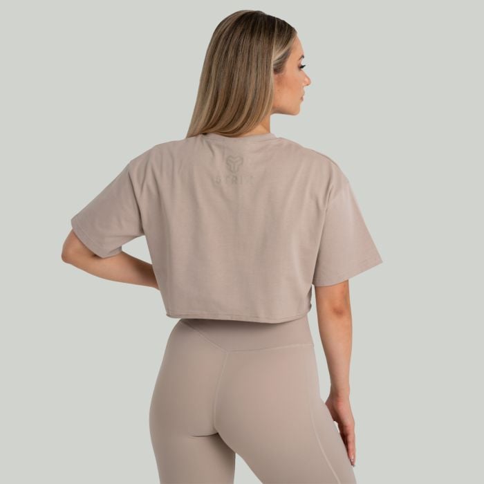 Női CropTop Taupe - STRIX XL