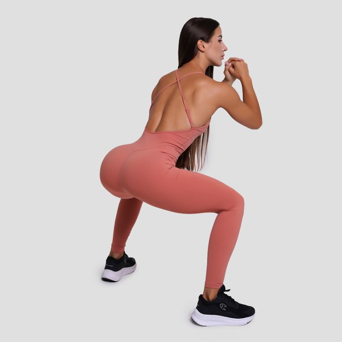 FIT női overál Salmon - GymBeam S - salmon