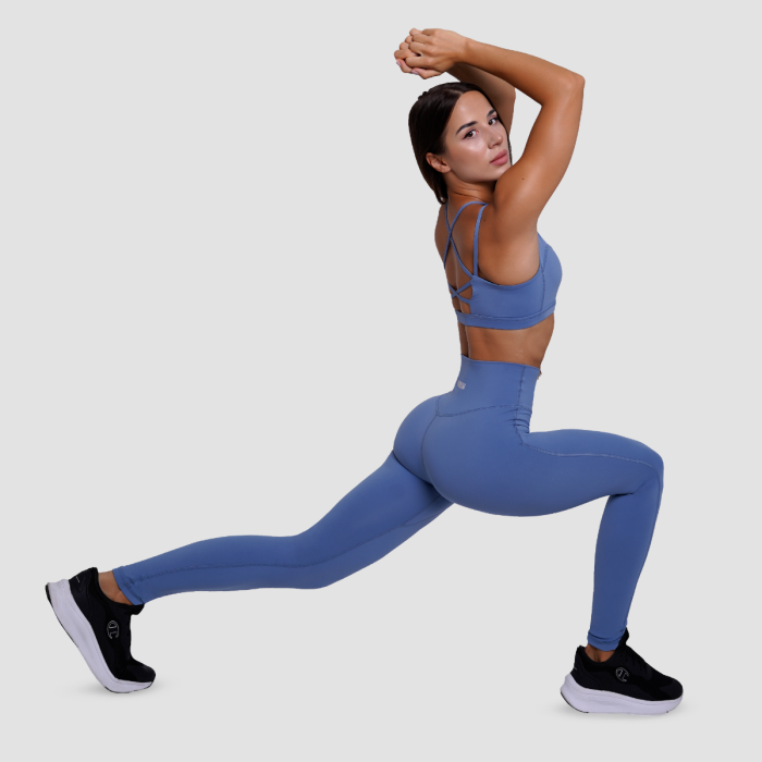 FIT női leggings Steel Blue - GymBeam M