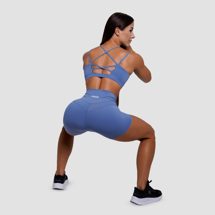 FIT női rövidnadrág Steel Blue - GymBeam S