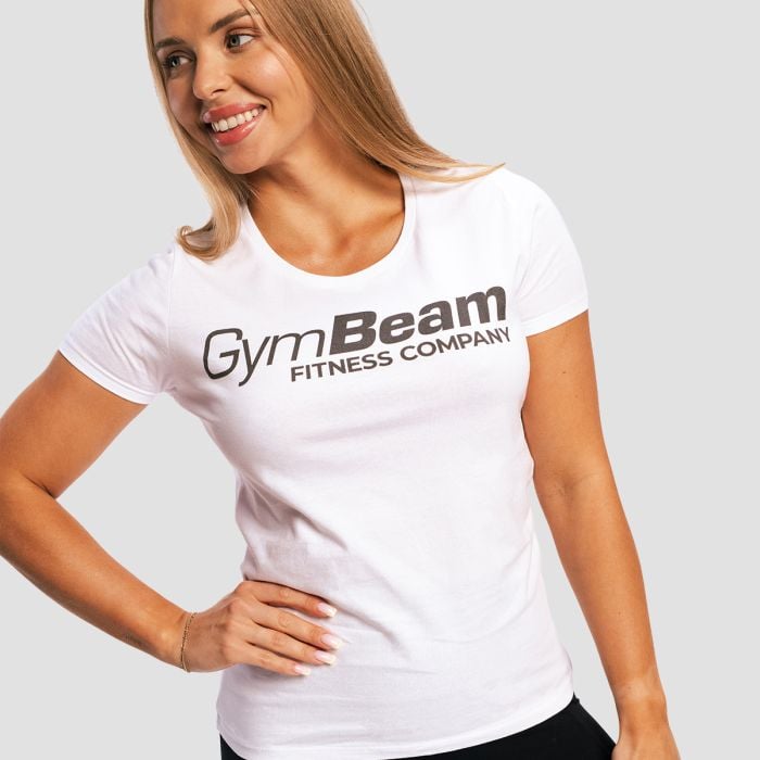 Fitness női póló White - GymBeam M