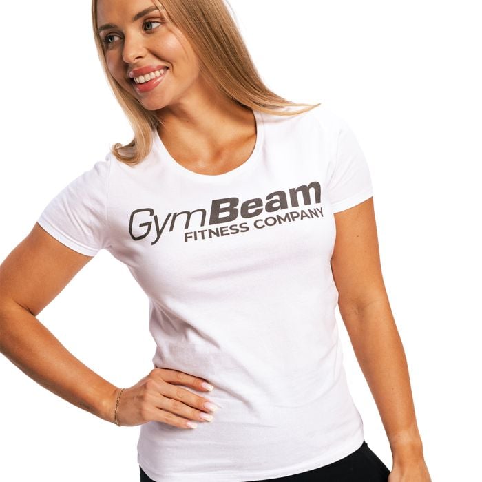 Fitness női póló White - GymBeam M