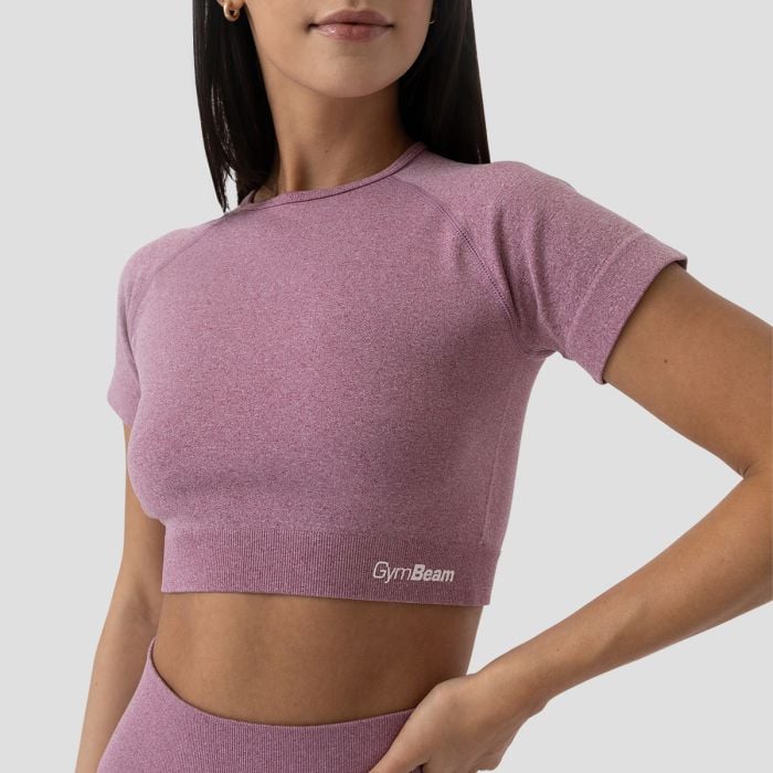 FLO női Crop Top Violet - GymBeam XL
