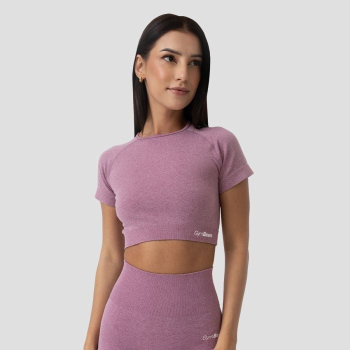 FLO női Crop Top Violet - GymBeam XL