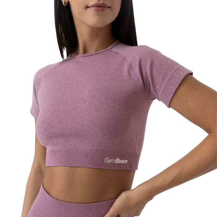 FLO női Crop Top Violet - GymBeam XL