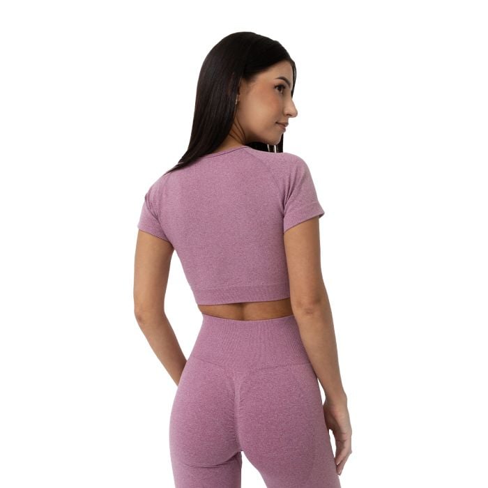 FLO női Crop Top Violet - GymBeam XL
