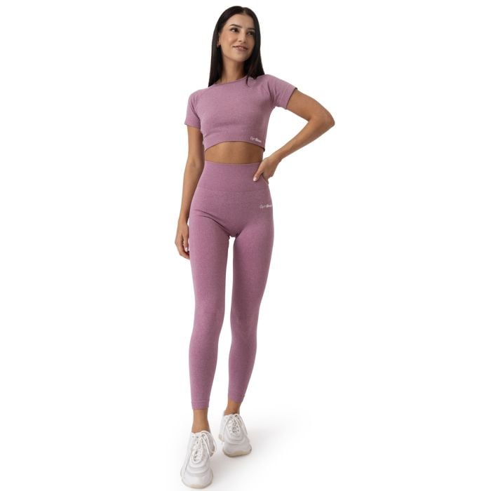FLO női Crop Top Violet - GymBeam XL