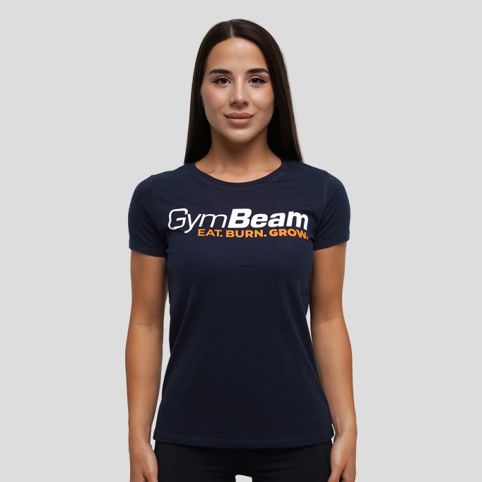 Women‘s Grow T-shirt Navy - GymBeam