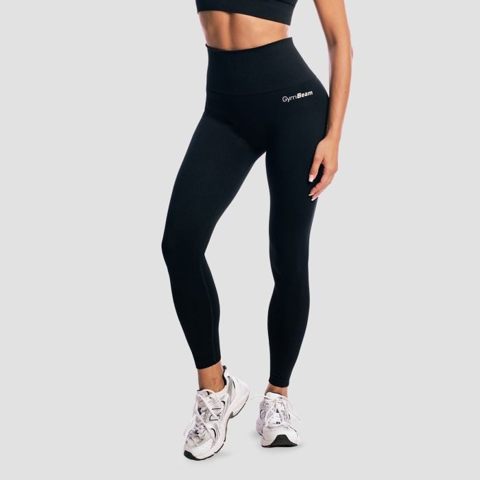 GymBabe női Leggings Black - GymBeam S