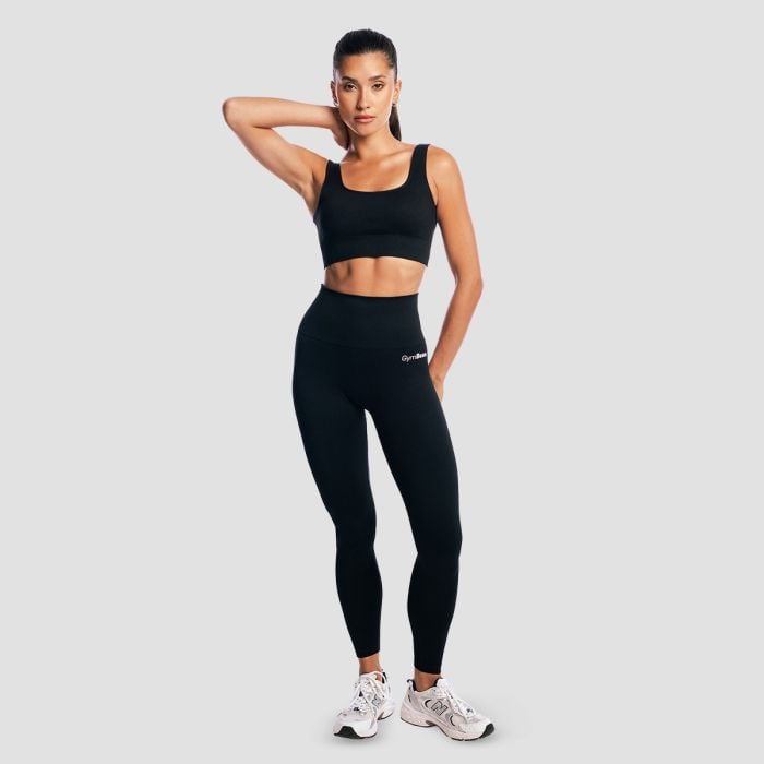 GymBabe női Leggings Black - GymBeam S