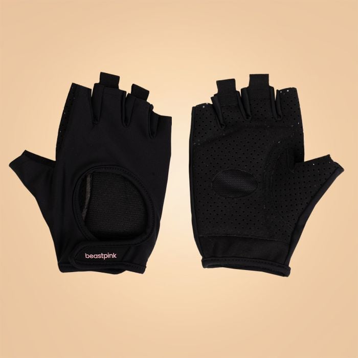 Hyper női edzőkesztyű Black - BeastPink S