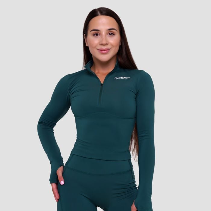 Ignite női sportfelső Dark Green - GymBeam M