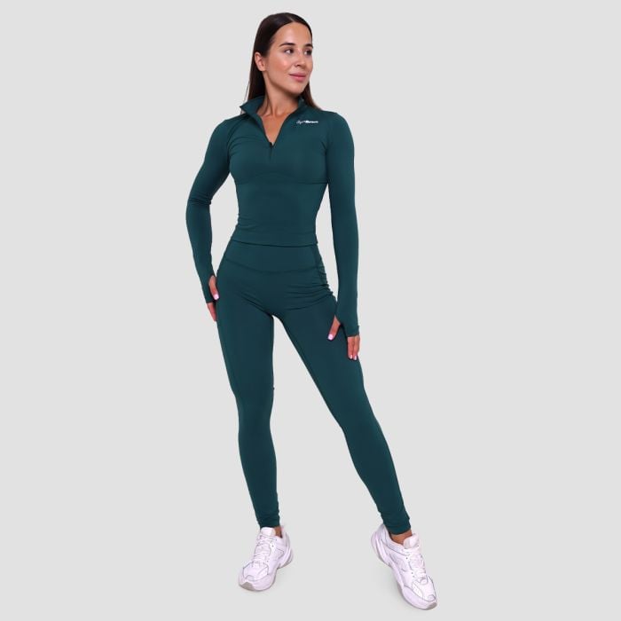 Ignite női sportfelső Dark Green - GymBeam M