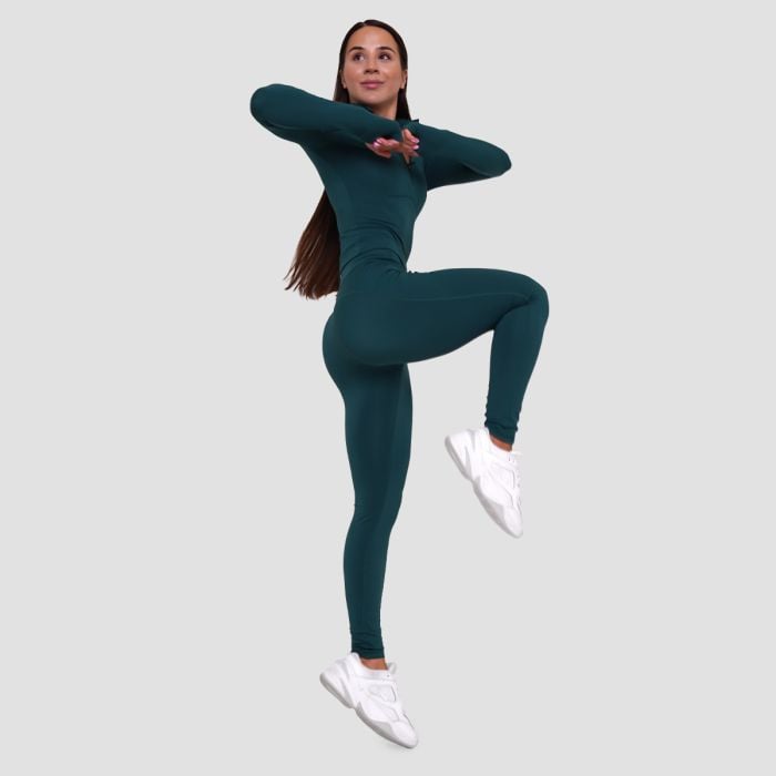 Ignite női sportfelső Dark Green - GymBeam M