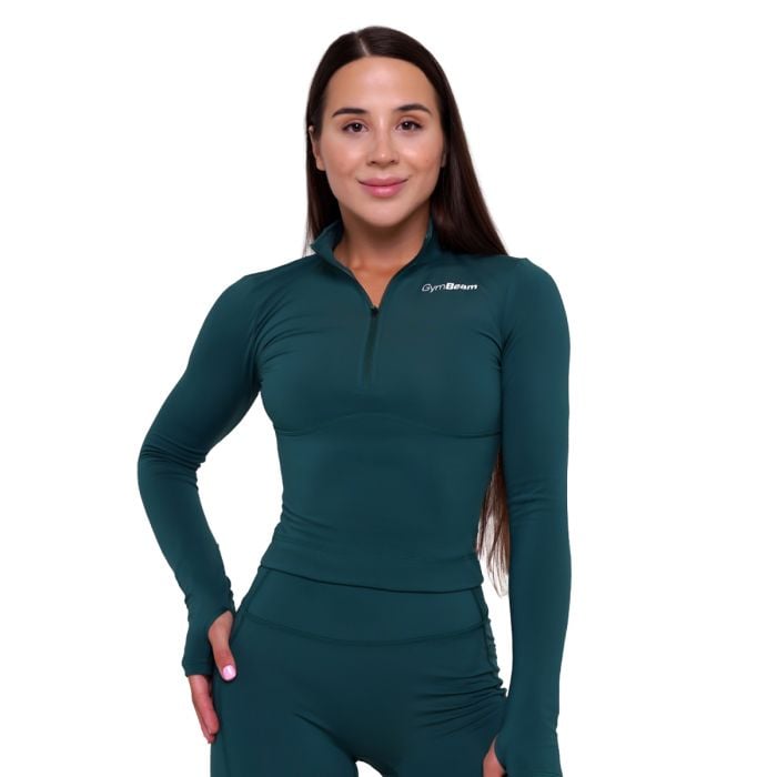 Ignite női sportfelső Dark Green - GymBeam M