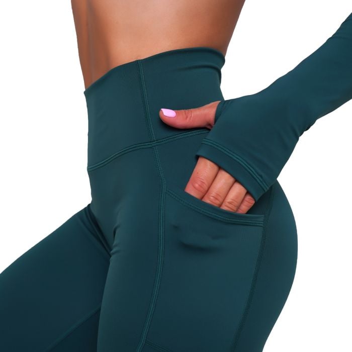 Ignite női leggings Dark Green - GymBeam M