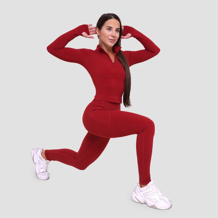 Ignite női leggings Dark Red - GymBeam M