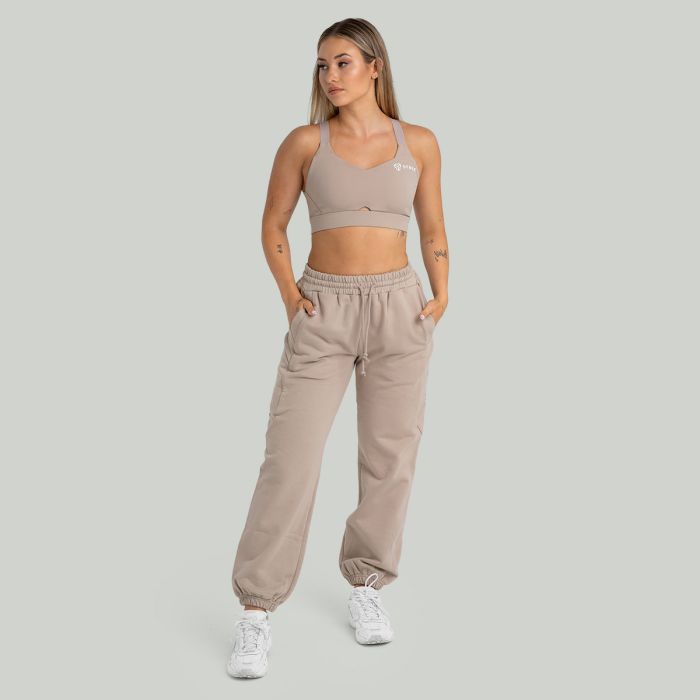 Női melegítőnadrág Taupe - STRIX S