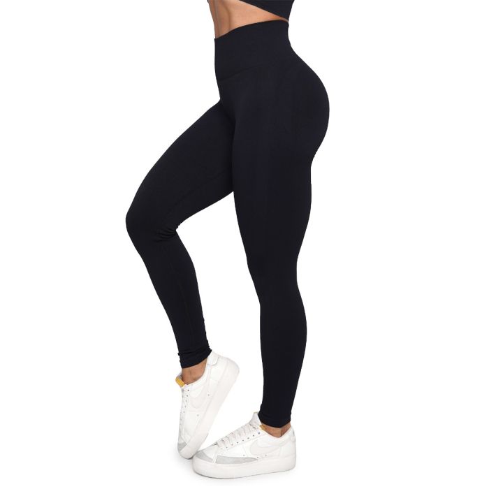 Lift varrásmentes női leggings Black - GymBeam XS