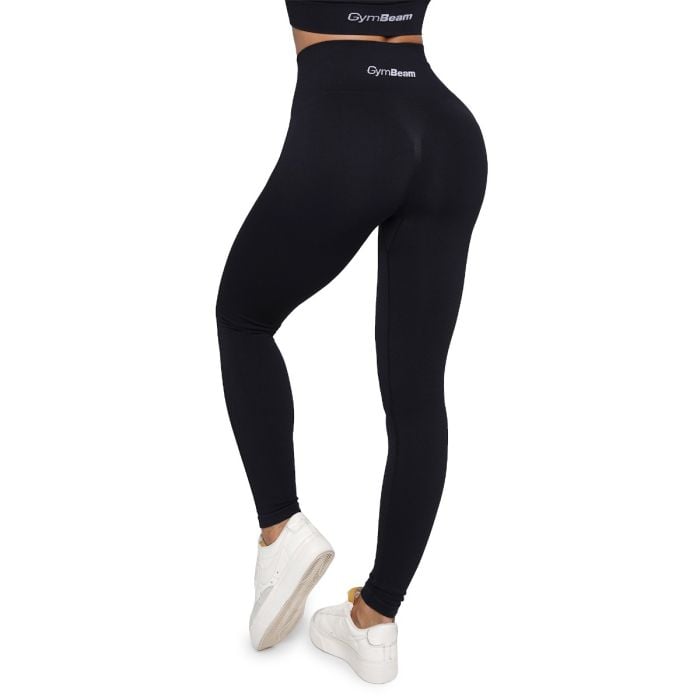 Lift varrásmentes női leggings Black - GymBeam XS