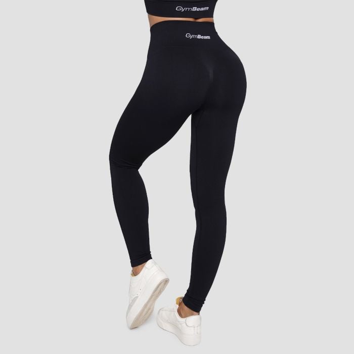 Lift varrásmentes női leggings Black - GymBeam XS
