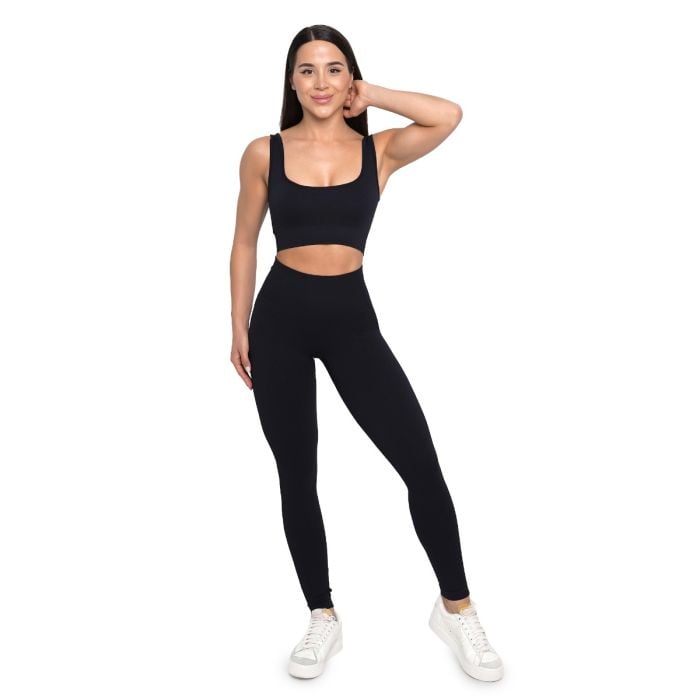 Lift varrásmentes női leggings Black - GymBeam XS