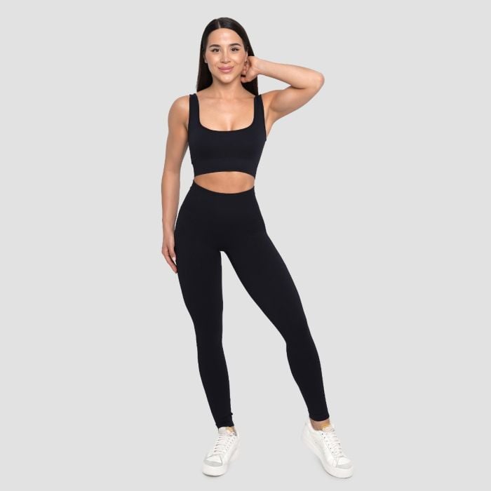 Lift varrásmentes női leggings Black - GymBeam XS