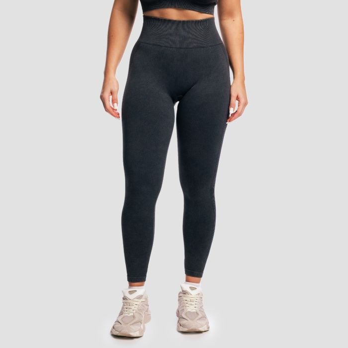 Lift varrásmentes női leggings Coal - GymBeam S