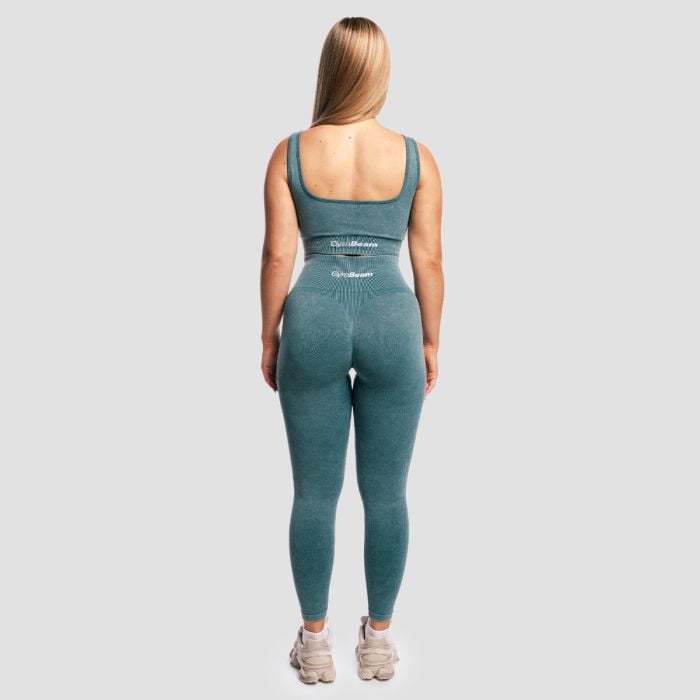 Lift varrásmentes női leggings Petrol - GymBeam S