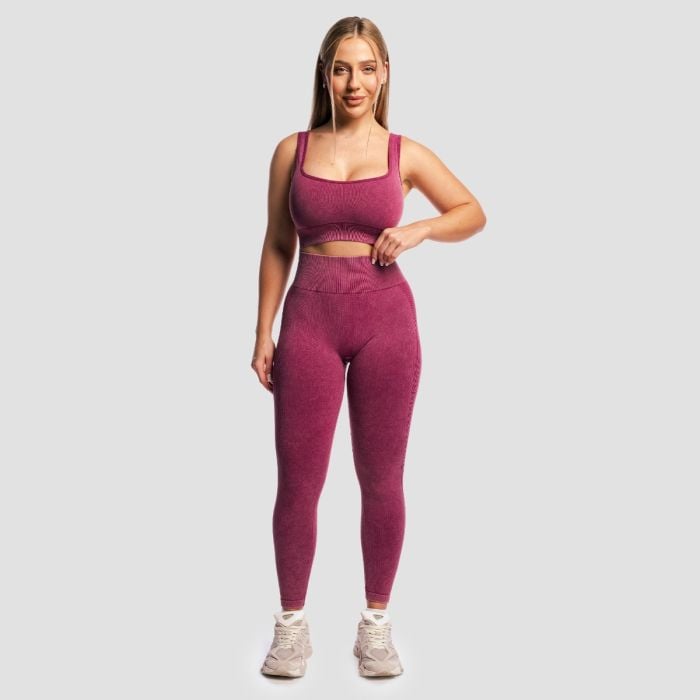 Lift varrásmentes női leggings Plum - GymBeam M