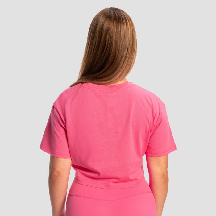 Women‘s Limitless Cropped T-Shirt Dragonfruit - GymBeam M