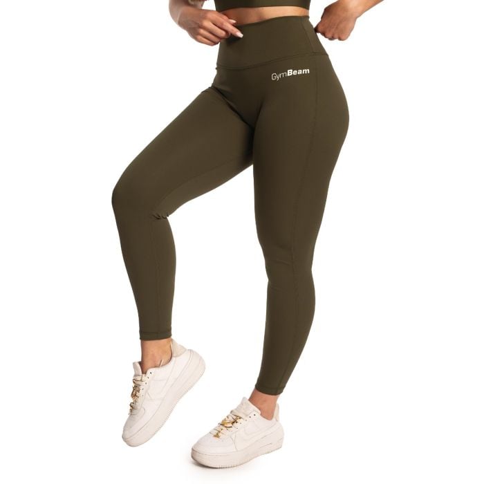 Limitless magas derekú női leggings Espresso - GymBeam S