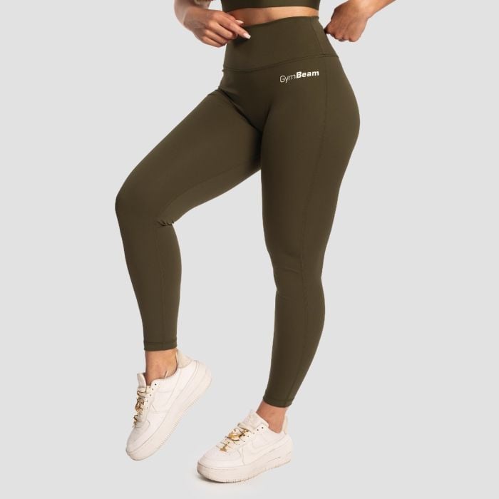 Limitless magas derekú női leggings Espresso - GymBeam S