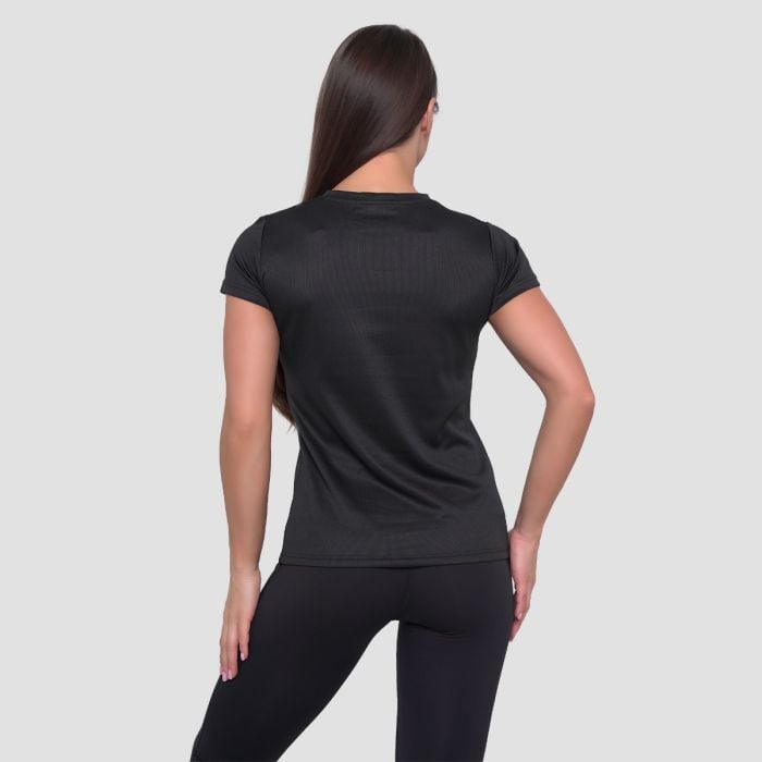 Mesh Essence női póló Black - GymBeam S