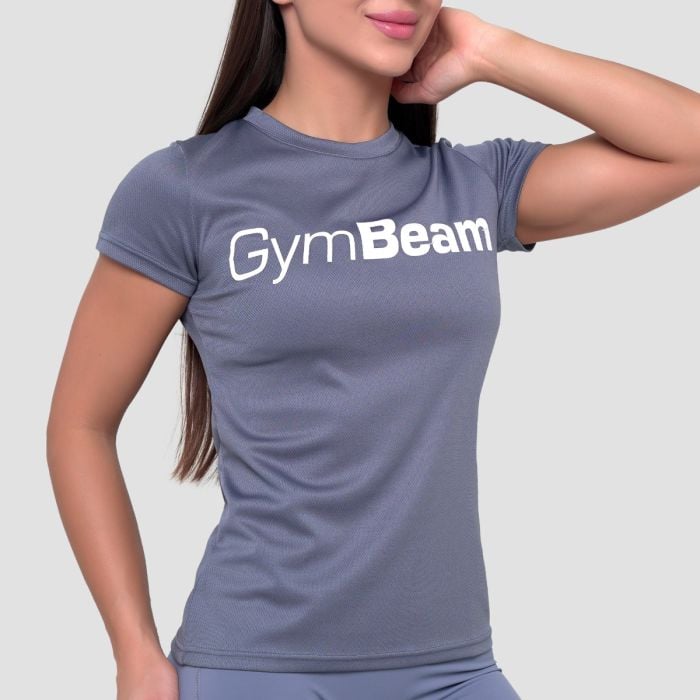 Mesh Essence női póló Denim Blue - GymBeam S