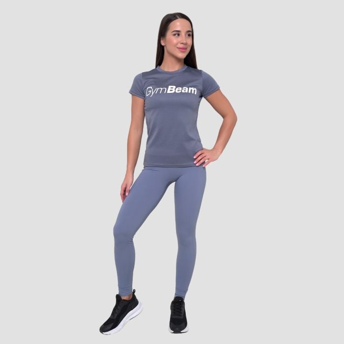 Mesh Essence női póló Denim Blue - GymBeam S