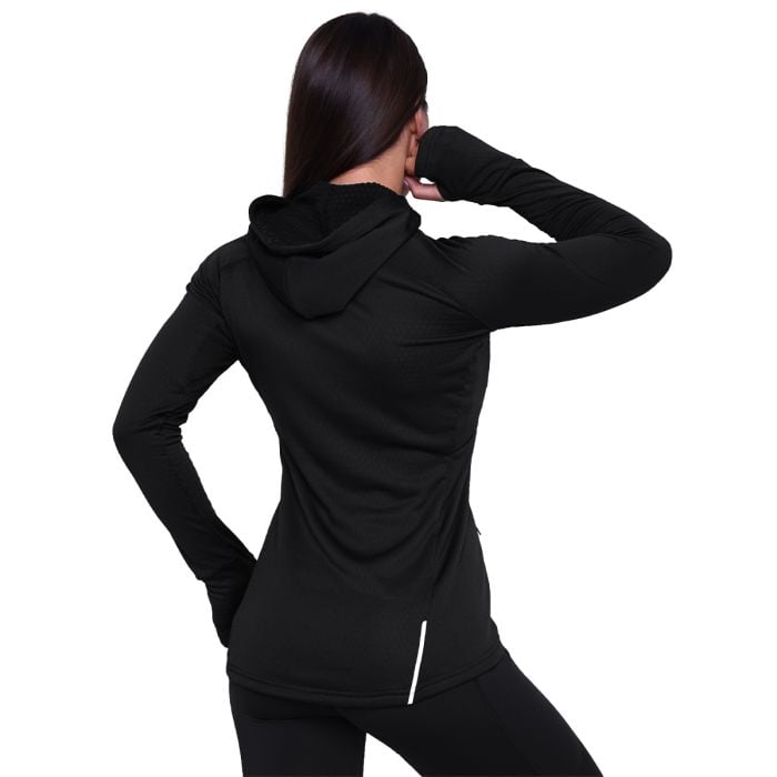 Pulse 1/2 Zip női futófelső Black - GymBeam M