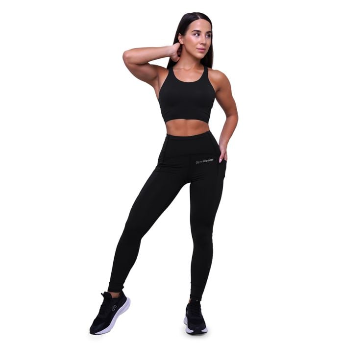 Pulse női futóleggings Black - GymBeam M