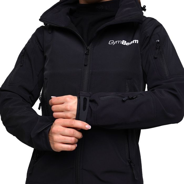 Softshell női dzseki Black - GymBeam S