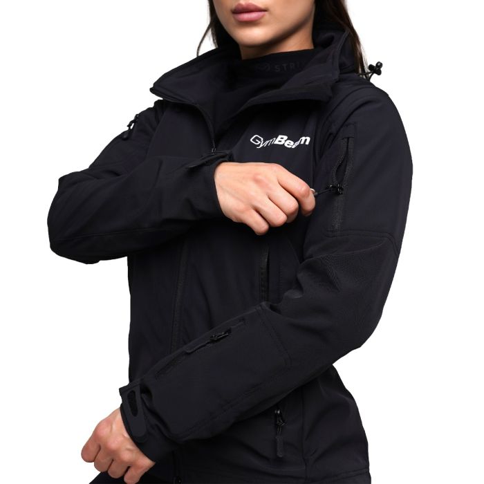 Softshell női dzseki Black - GymBeam S