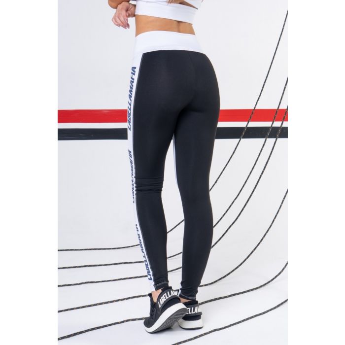 Essentials fekete-fehér női leggings - LABELLAMAFIA S