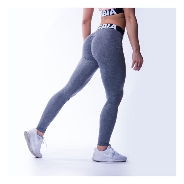 Women‘s leggings Scrunch Butt grey - NEBBIA