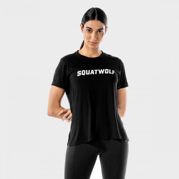 Women's T-shirt Iconic Onyx - SQUATWOLF