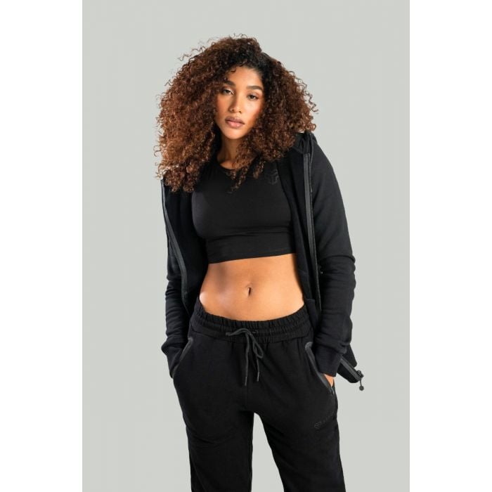 Essential női crop top Black - STRIX L