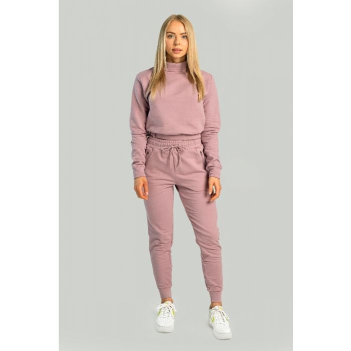 Essential High-Neck női pulóver Mauve - STRIX S