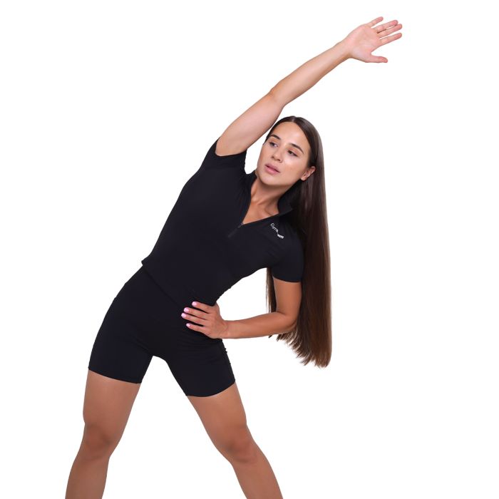 Ignite cropped női póló Black - GymBeam M