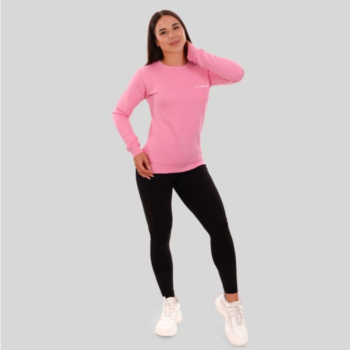 Basic Baby Pink női pulóver - GymBeam M